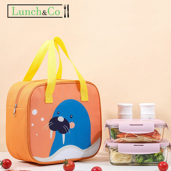 Sac Isotherme Repas Enfant Rouge - Lunch&Co