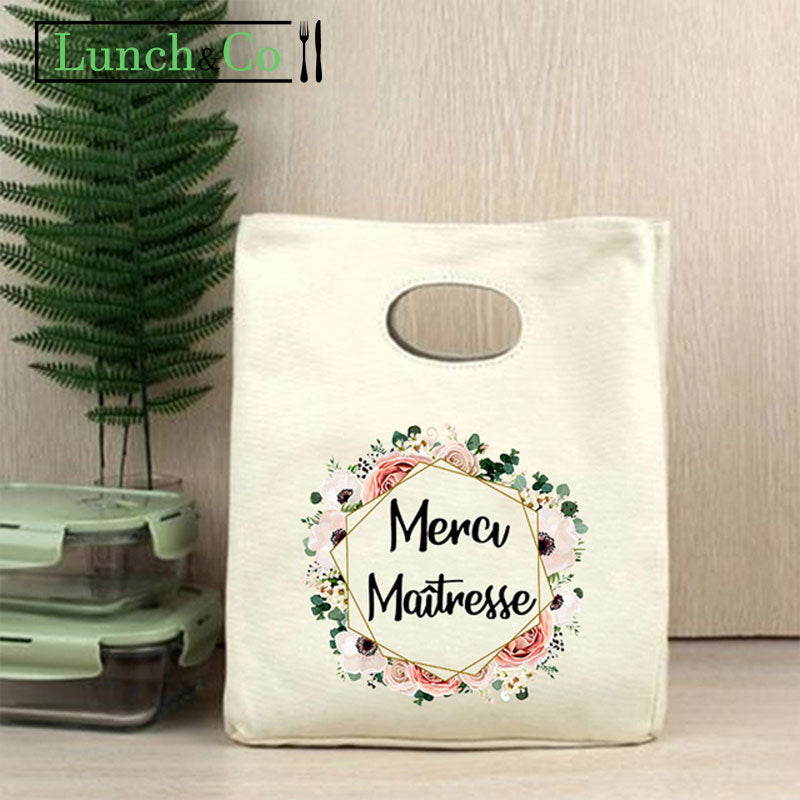 Sac Isotherme Merci Maitresse | Lunch&Co