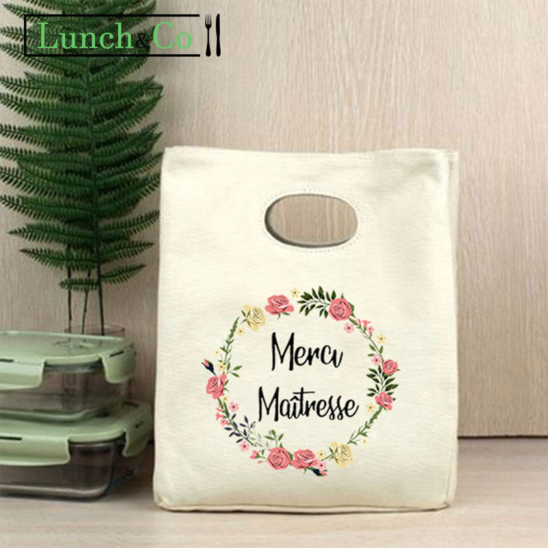 Sac Isotherme Merci Maitresse | Lunch&Co