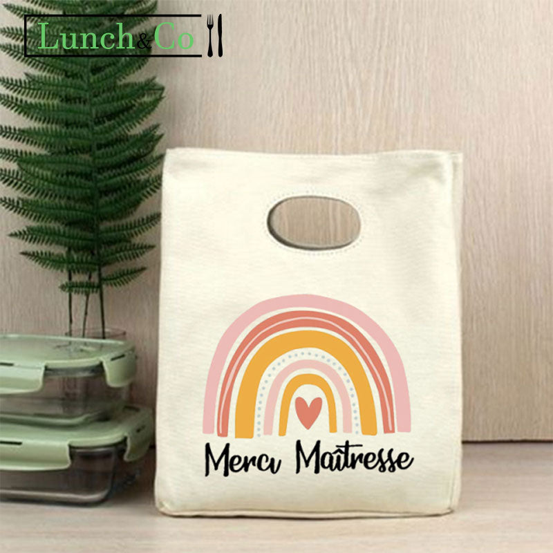 Sac Isotherme Merci Maitresse | Lunch&Co