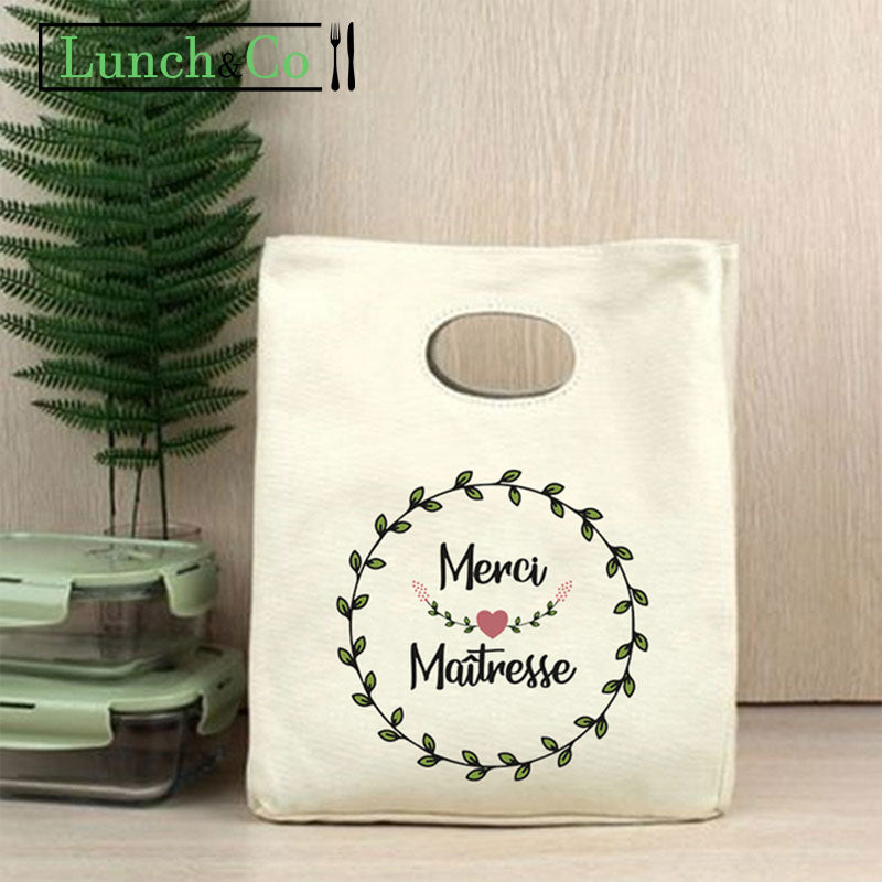 Sac Isotherme Merci Maitresse | Lunch&Co