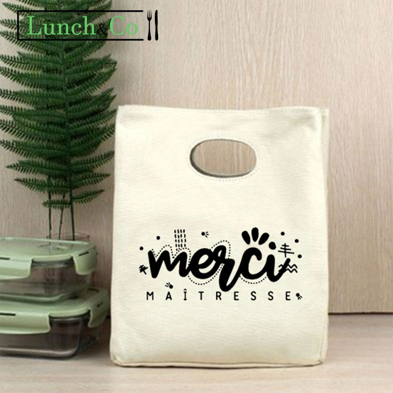 Sac Isotherme Merci Maitresse | Lunch&Co