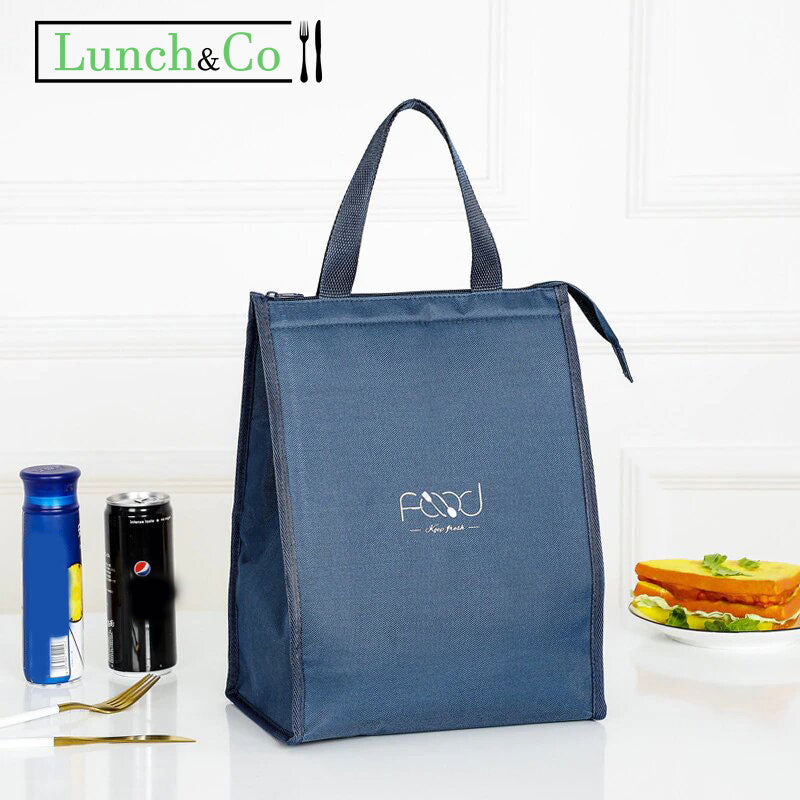 Sac Isotherme Pique Nique Bleu L | Lunch&Co