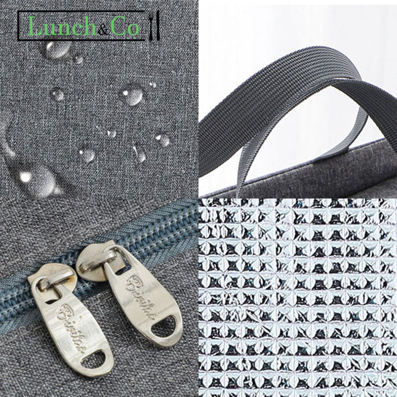 Sac Isotherme Pour Repas Gris | Lunch&Co