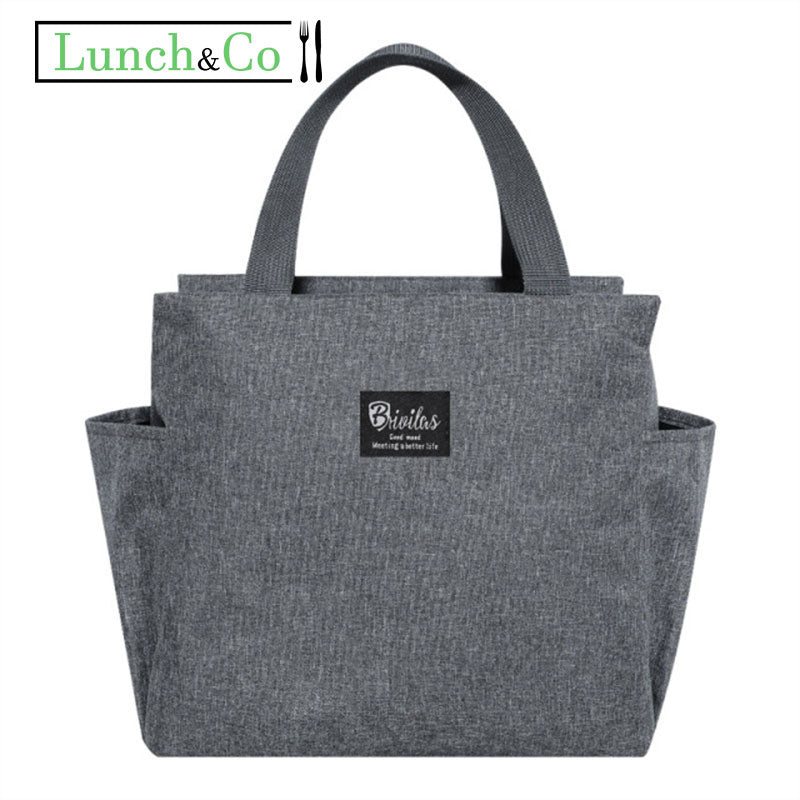Sac Isotherme Pour Repas Gris | Lunch&Co