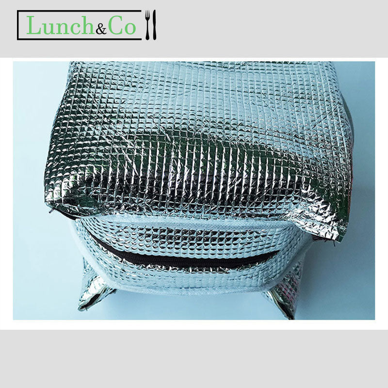 Sac Isotherme Rayé Bleu Foncé | Lunch&Co