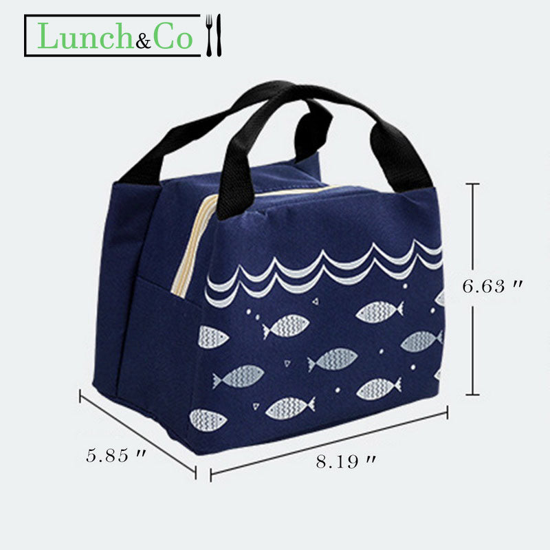 Sac Isotherme Repas Bleu | Lunch&Co