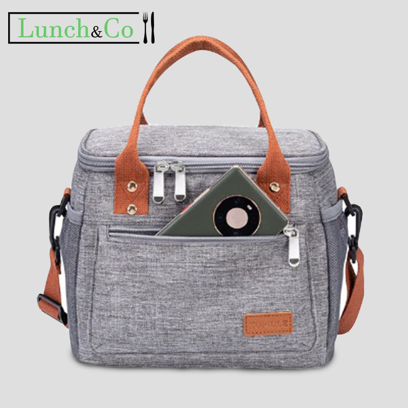 Sac Isotherme Pour Repas Chaud Gris | Lunch&Co