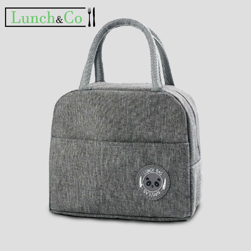 Sac Isotherme Repas Enfant Gris | Lunch&Co