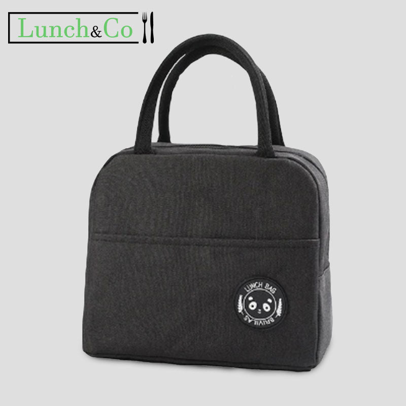 Sac Isotherme Repas Enfant Noir | Lunch&Co