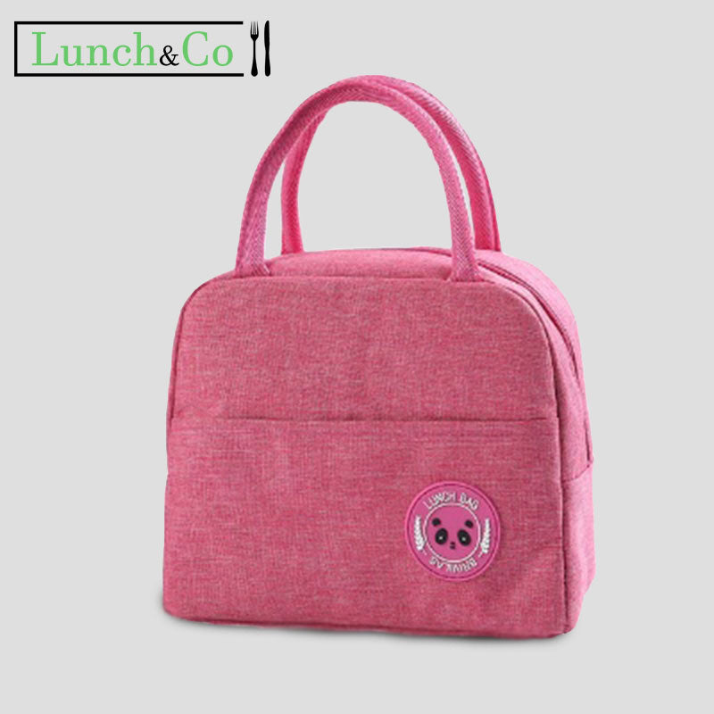 Sac Isotherme Repas Enfant Rose | Lunch&Co