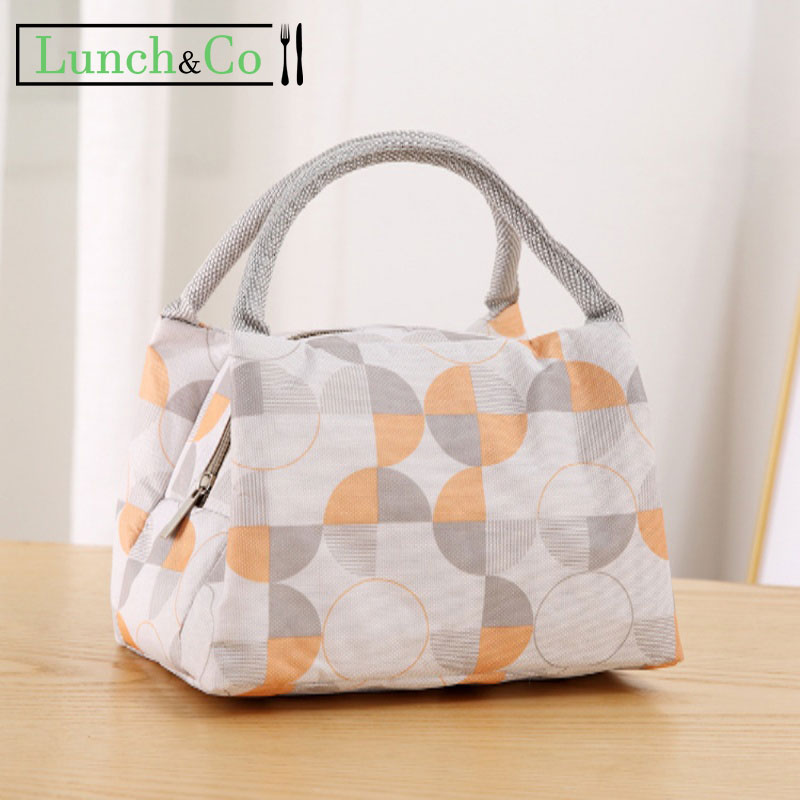 Sac Repas Isotherme Cercles | Lunch&Co
