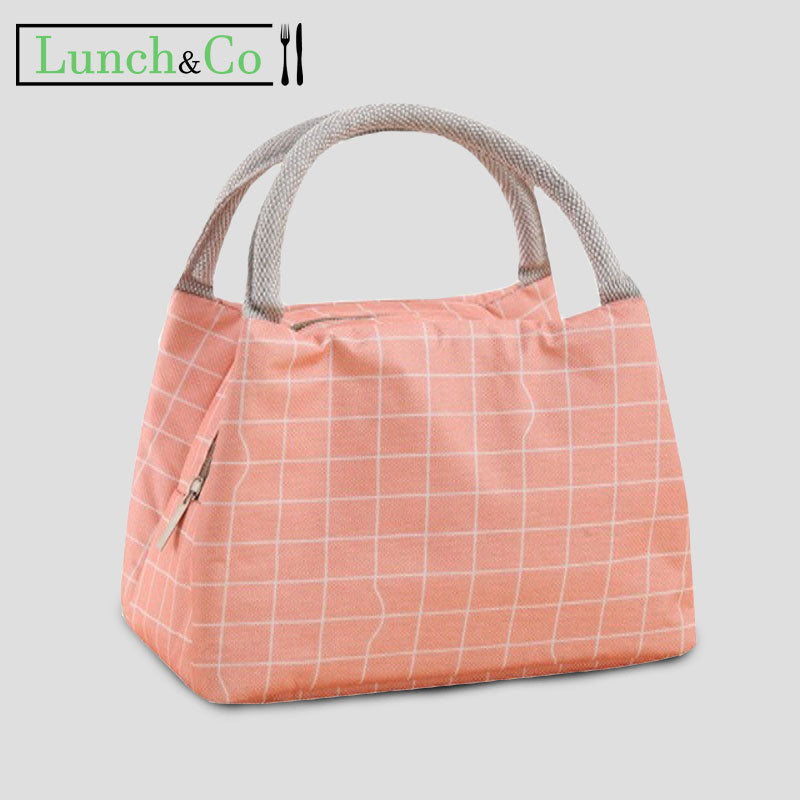 Sac Repas Isotherme Rose | Lunch&Co