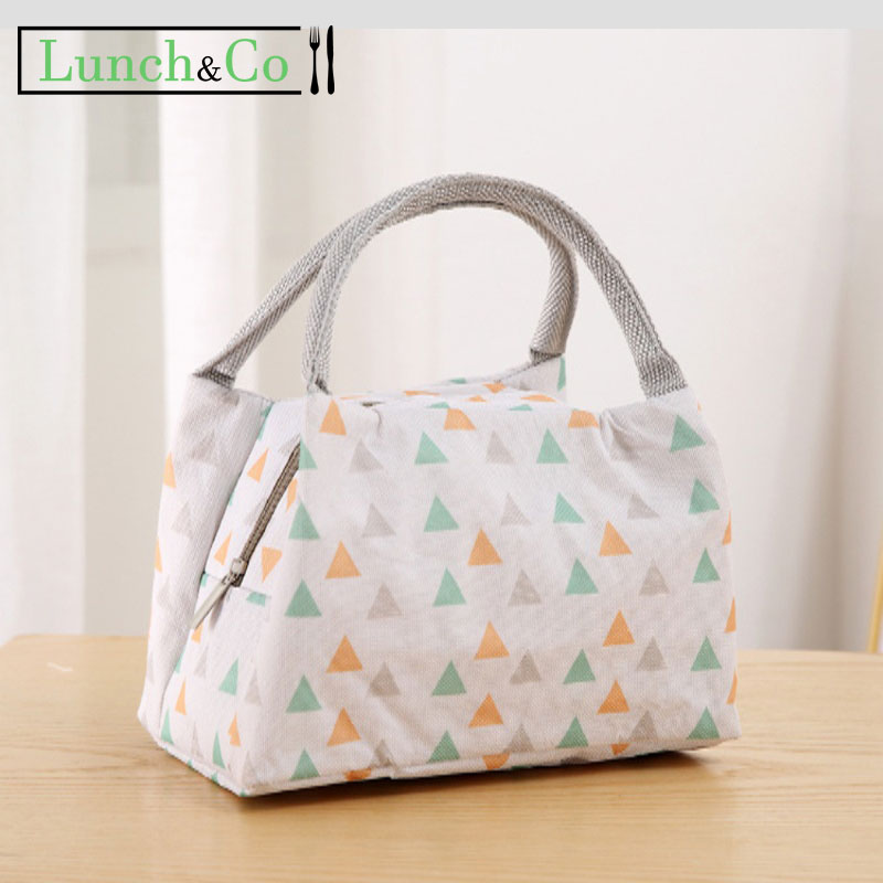 Sac Repas Isotherme Triangles | Lunch&Co