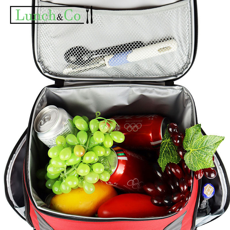 Sac Thermos Repas Rouge | Lunch&Co